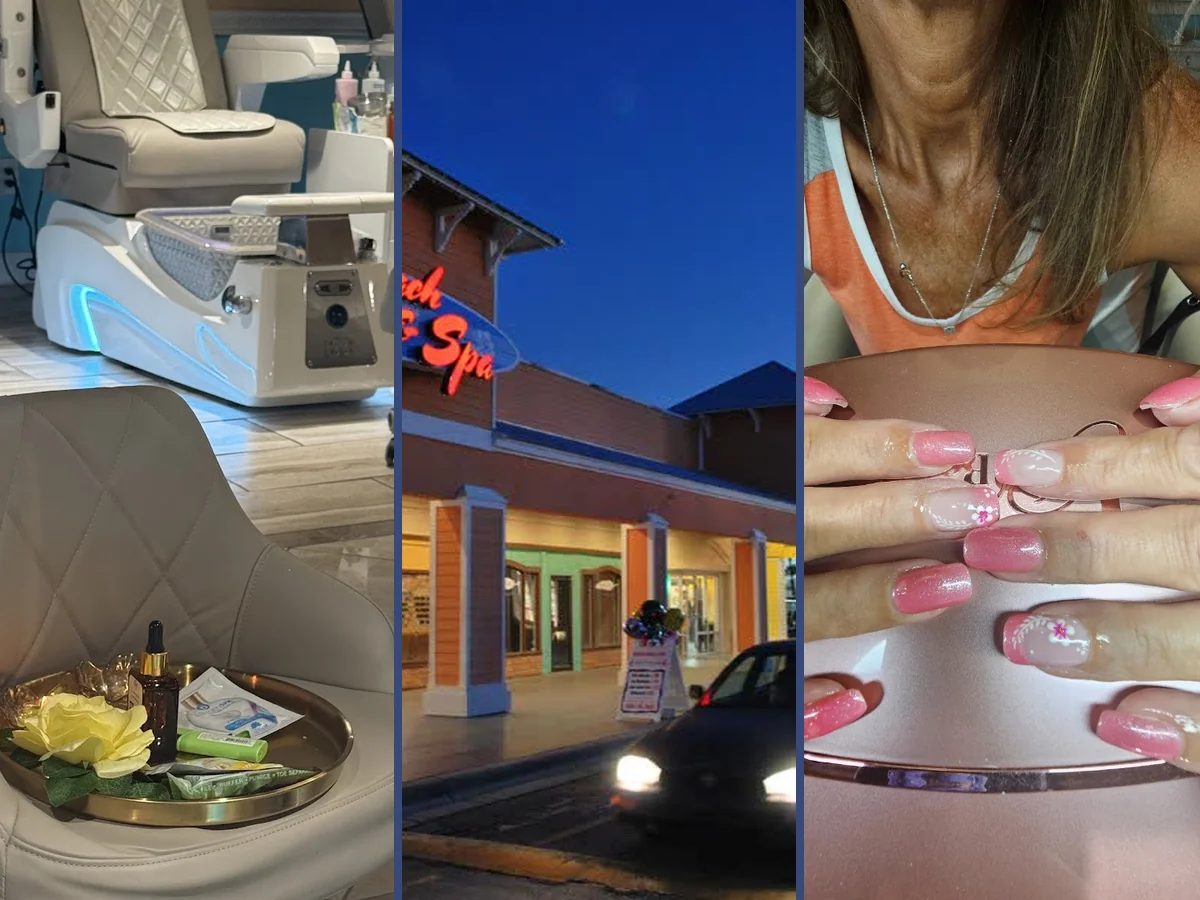 Nails, spa care, detail