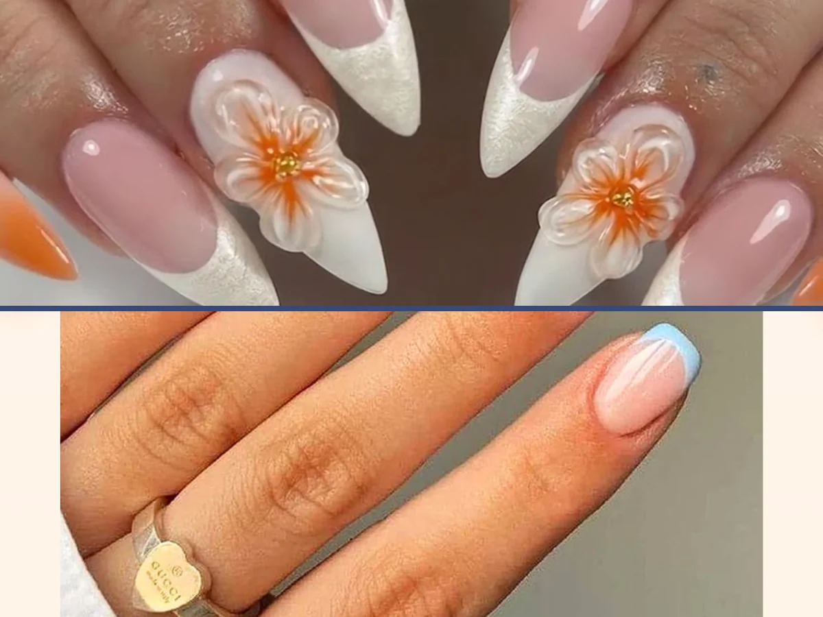Nails, spa care, detail